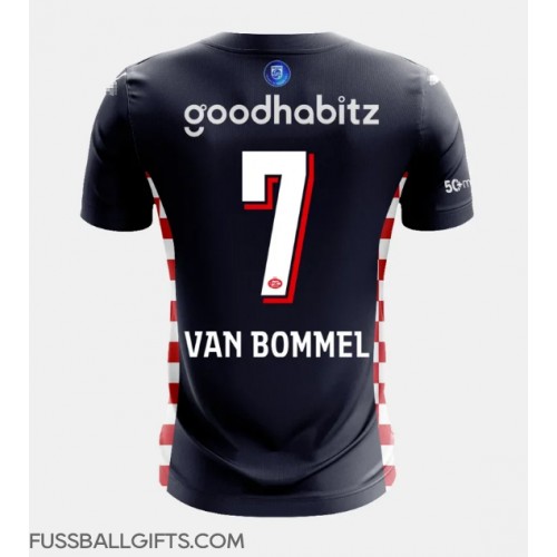 PSV Eindhoven Ruben van Bommel #7 Fußballbekleidung Auswärtstrikot 2025-26 Kurzarm